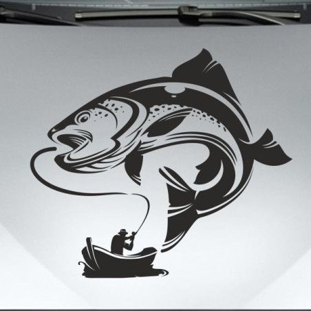 Aufkleber Auto Offroad 4x4 Safari Gelände Allrad Landschaft Hirsch Bär Off Road Safari Berge extreme Hirsch Jäger Angler Kompass