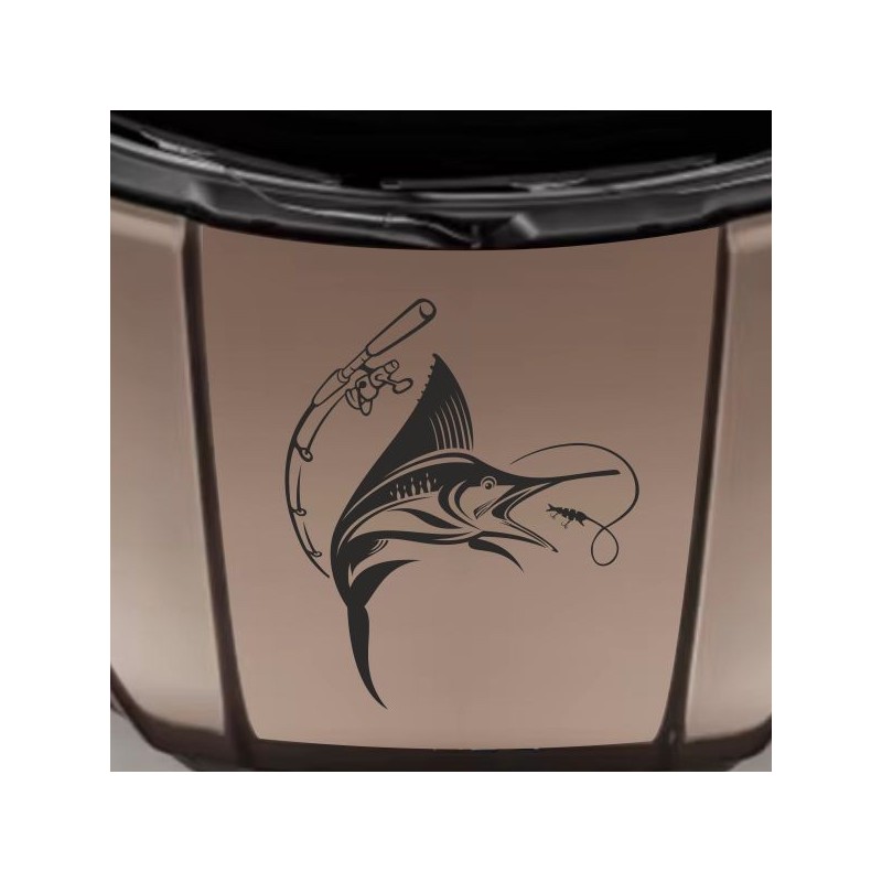 Aufkleber Auto Offroad 4x4 Safari Gelände Allrad Landschaft Hirsch Bär Off Road Safari Berge extreme Hirsch Jäger Angler Kompass