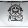 Aufkleber Auto Car Wikinger Viking Wölfe Wolf Runen Schwert Schild Rabe Runen Odin Odin´s Wölfe Böse Kette Valhalla Walhalla