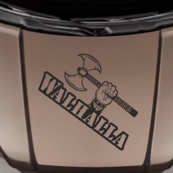 Aufkleber Auto Car Wikinger Viking Wölfe Wolf Runen Schwert Schild Rabe Runen Odin Odin´s Wölfe Böse Kette Valhalla Walhalla