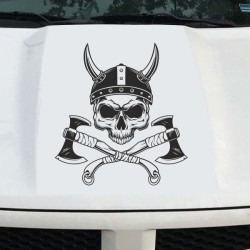Aufkleber Auto Car Wikinger Viking Wölfe Wolf Runen Schwert Schild Rabe Runen Odin Odin´s Wölfe Böse Kette Valhalla Walhalla