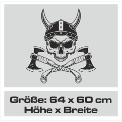 Aufkleber Auto Car Wikinger Viking Wölfe Wolf Runen Schwert Schild Rabe Runen Odin Odin´s Wölfe Böse Kette Valhalla Walhalla
