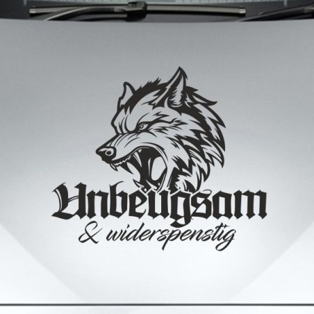 Aufkleber Auto Car Wikinger Viking Wölfe Wolf Runen Schwert Schild Rabe Runen Odin Odin´s Wölfe Böse Kette Valhalla Walhalla