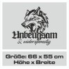 Aufkleber Auto Car Wikinger Viking Wölfe Wolf Runen Schwert Schild Rabe Runen Odin Odin´s Wölfe Böse Kette Valhalla Walhalla