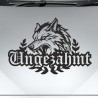 Aufkleber Auto Car Wikinger Viking Wölfe Wolf Runen Schwert Schild Rabe Runen Odin Odin´s Wölfe Böse Kette Valhalla Walhalla