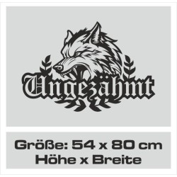 Aufkleber Auto Car Wikinger Viking Wölfe Wolf Runen Schwert Schild Rabe Runen Odin Odin´s Wölfe Böse Kette Valhalla Walhalla