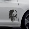Aufkleber Auto Totenkopf Schädel Skull Bones Böse Cappy Gangster Zylinder Rosen Blumen Blüten Gentleman DJ Rock Punisher