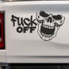 Aufkleber Auto Totenkopf Schädel Skull Bones Böse Cappy Gangster Zylinder Rosen Blumen Blüten Gentleman DJ Rock Punisher