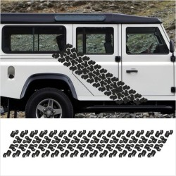 Aufkleber SET Reifenspur Reifenprofil Spur Reifen Profil Gelände Offroad 4x4 Safari Outdoor Outlander extreme Off Road