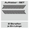 Aufkleber SET Reifenspur Reifenprofil Spur Reifen Profil Gelände Offroad 4x4 Safari Outdoor Outlander extreme Off Road
