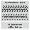 Aufkleber SET Reifenspur Reifenprofil Spur Reifen Profil Gelände Offroad 4x4 Safari Outdoor Outlander extreme Off Road