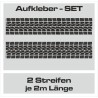 Aufkleber SET Reifenspur Reifenprofil Spur Reifen Profil Gelände Offroad 4x4 Safari Outdoor Outlander extreme Off Road