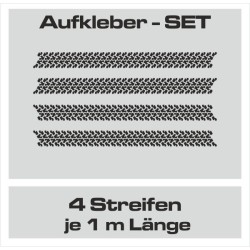 Aufkleber SET Reifenspur Reifenprofil Spur Reifen Profil Gelände Offroad 4x4 Safari Outdoor Outlander extreme Off Road