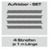 Aufkleber SET Reifenspur Reifenprofil Spur Reifen Profil Gelände Offroad 4x4 Safari Outdoor Outlander extreme Off Road