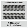 Aufkleber SET Reifenspur Reifenprofil Spur Reifen Profil Gelände Offroad 4x4 Safari Outdoor Outlander extreme Off Road
