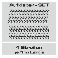 Aufkleber SET Reifenspur Reifenprofil Spur Reifen Profil Gelände Offroad 4x4 Safari Outdoor Outlander extreme Off Road