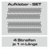 Aufkleber SET Reifenspur Reifenprofil Spur Reifen Profil Gelände Offroad 4x4 Safari Outdoor Outlander extreme Off Road