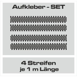 Aufkleber SET Reifenspur Reifenprofil Spur Reifen Profil Gelände Offroad 4x4 Safari Outdoor Outlander extreme Off Road