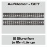 Aufkleber SET Reifenspur Reifenprofil Spur Reifen Profil Gelände Offroad 4x4 Safari Outdoor Outlander extreme Off Road