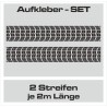Aufkleber SET Reifenspur Reifenprofil Spur Reifen Profil Gelände Offroad 4x4 Safari Outdoor Outlander extreme Off Road