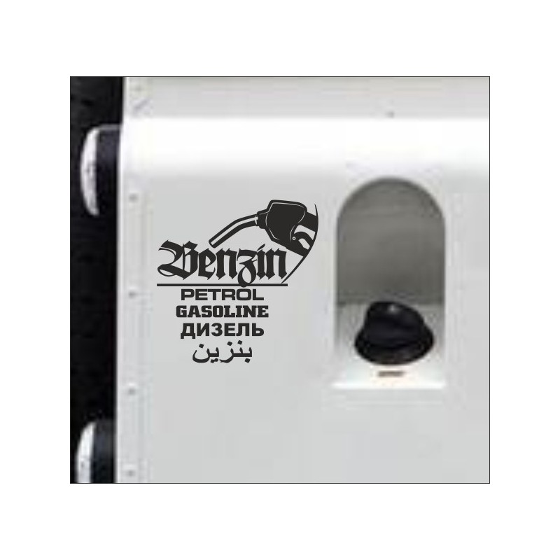 Aufkleber SET Offroad 4x4 Benzin Gasoline Petrol Verbrenner Tank Sticker Tankdeckel 02