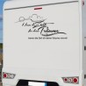 Aufkleber Wohnmobil Wohnwagen Reise Camping Auto Reisemobil Möwe Meer Kompass Globus Strand Palme Urlaub Spruch Familie Zuhause