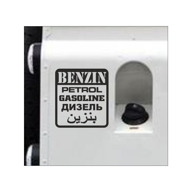 Aufkleber SET Offroad 4x4 Benzin Gasoline Petrol Verbrenner Tank Sticker Tankdeckel 03