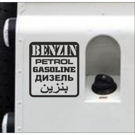 Aufkleber SET Offroad 4x4 Benzin Gasoline Petrol Verbrenner Tank Sticker Tankdeckel 03