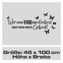 Aufkleber Wohnmobil Wohnwagen Reise Camping Auto Reisemobil Möwe Meer Kompass Globus Strand Palme Urlaub Spruch Familie Zuhause
