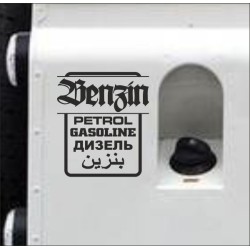 Aufkleber SET Offroad 4x4 Benzin Gasoline Petrol Verbrenner Tank Sticker Tankdeckel 04