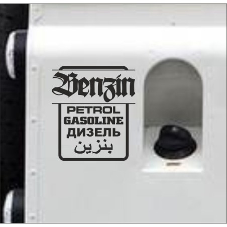 Aufkleber SET Offroad 4x4 Benzin Gasoline Petrol Verbrenner Tank Sticker Tankdeckel 04