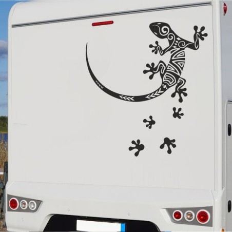 Aufkleber Wohnmobil Wohnwagen Reise Camping Auto Reisemobil Möwe Meer Kompass Globus Strand Palme Urlaub Spruch Familie Zuhause