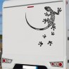 Aufkleber Wohnmobil Wohnwagen Reise Camping Auto Reisemobil Möwe Meer Kompass Globus Strand Palme Urlaub Spruch Familie Zuhause