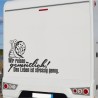 Aufkleber Wohnmobil Wohnwagen Reise Camping Auto Reisemobil Möwe Meer Kompass Globus Strand Palme Urlaub Spruch Familie Zuhause