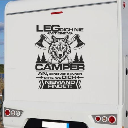 Aufkleber Wohnmobil Wohnwagen Reise Camping Auto Reisemobil Möwe Meer Kompass Globus Strand Palme Urlaub Spruch Familie Zuhause