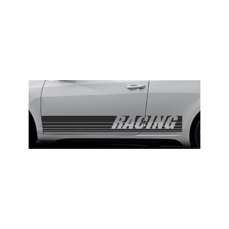 Aufkleber SET Auto Car Dekor Steifen Race Racing 4x4 Zierstreifen Rennstreifen Turbo Limited Edition Racing Flags Draht