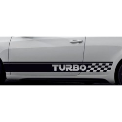Aufkleber SET Auto Car Dekor Steifen Race Racing 4x4 Zierstreifen Rennstreifen Turbo Limited Edition Racing Flags Draht