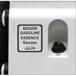 Aufkleber SET Offroad 4x4 Benzin Gasoline Petrol Verbrenner Tank Sticker Tankdeckel 08