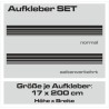 Aufkleber SET Auto Car Dekor Steifen Race Racing 4x4 Zierstreifen Rennstreifen Turbo Limited Edition Racing Flags Draht