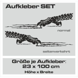 Aufkleber SET Auto Car Dekor Steifen Race Racing 4x4 Zierstreifen Rennstreifen Turbo Limited Edition Racing Flags Draht