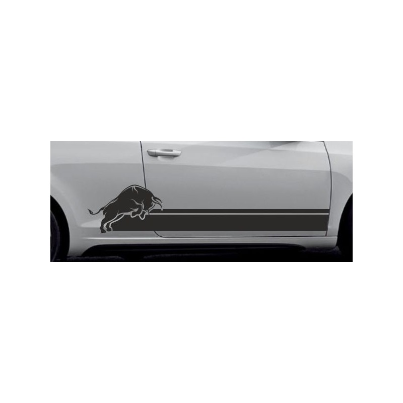 Aufkleber SET Auto Car Dekor Steifen Race Racing 4x4 Zierstreifen Rennstreifen Turbo Limited Edition Racing Flags Draht