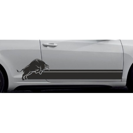 Aufkleber SET Auto Car Dekor Steifen Race Racing 4x4 Zierstreifen Rennstreifen Turbo Limited Edition Racing Flags Draht