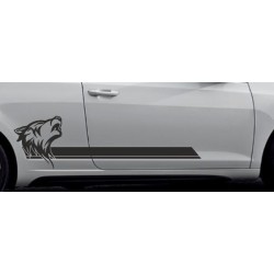 Aufkleber SET Auto Car Dekor Steifen Race Racing 4x4 Zierstreifen Rennstreifen Turbo Limited Edition Racing Flags Draht