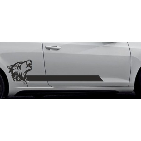 Aufkleber SET Auto Car Dekor Steifen Race Racing 4x4 Zierstreifen Rennstreifen Turbo Limited Edition Racing Flags Draht