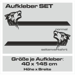 Aufkleber SET Auto Car Dekor Steifen Race Racing 4x4 Zierstreifen Rennstreifen Turbo Limited Edition Racing Flags Draht
