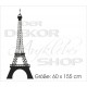 Wandaufkleber WOHNZIMMER 158 Eiffelturm