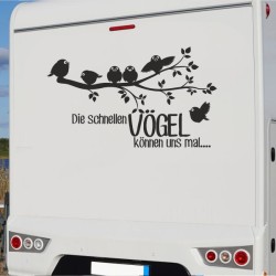 Aufkleber Wohnmobil Wohnwagen Reise Camping Auto Reisemobil Möwe Meer Kompass Globus Strand Palme Urlaub Spruch Familie Zuhause