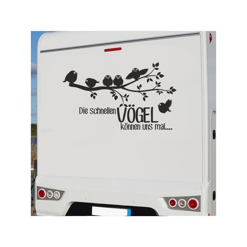 Aufkleber Wohnmobil Wohnwagen Reise Camping Auto Reisemobil Möwe Meer Kompass Globus Strand Palme Urlaub Spruch Familie Zuhause