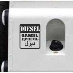 Aufkleber SET Offroad 4x4 Diesel Gasoil Nafta Verbrenner Tank Sticker Tankdeckel 10