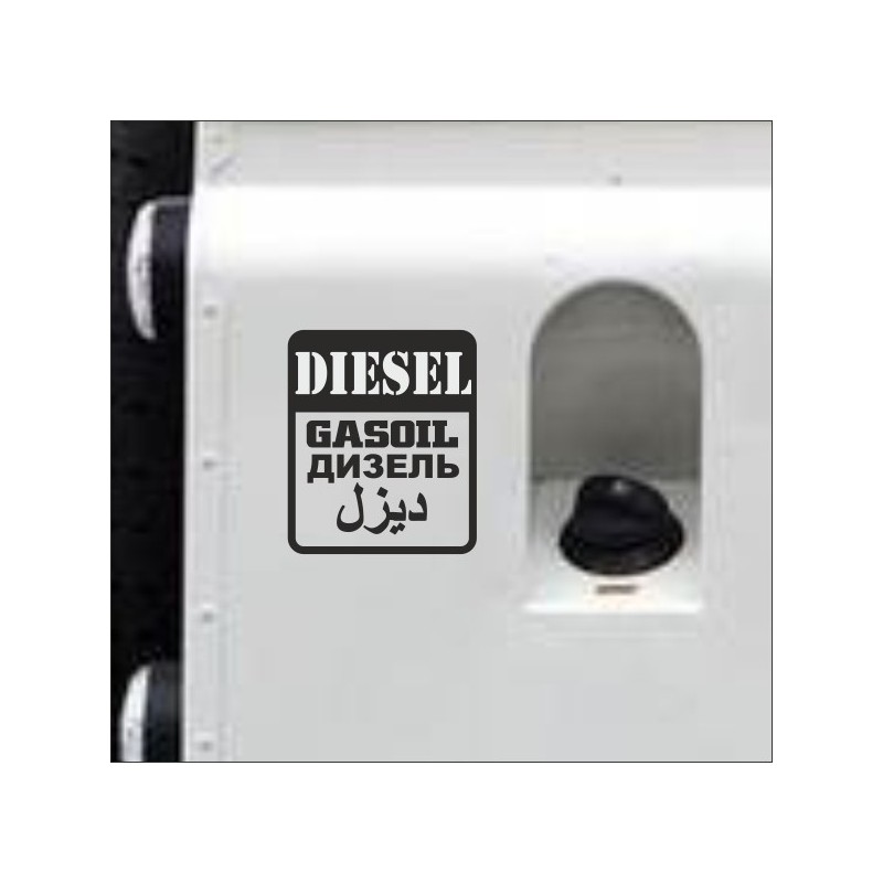 Aufkleber SET Offroad 4x4 Diesel Gasoil Nafta Verbrenner Tank Sticker Tankdeckel 10